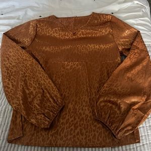 Silk Cheetah Top